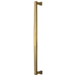 M Marcus Heritage Brass Door Pull Handle Deco Design 457mm length